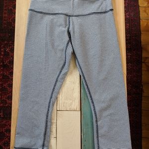 Lululemon Athletica Wunder Under Checkered Capris